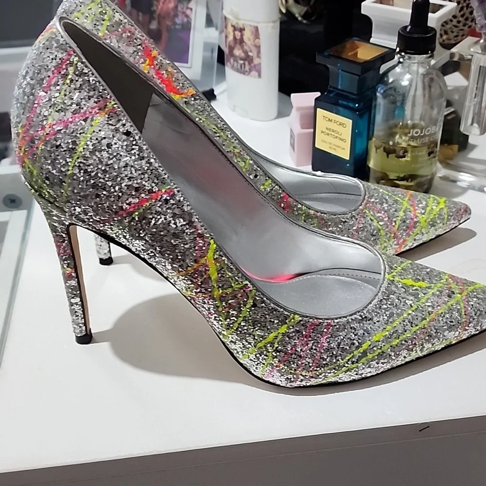 Nine west heels sz 10 - Picture 6 of 6